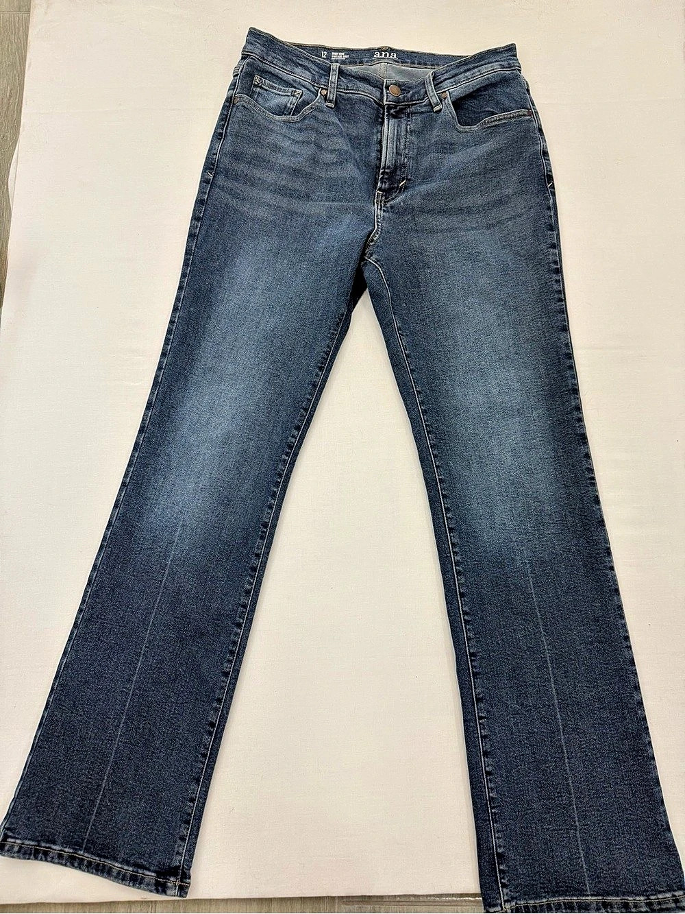 ana Bootcut Jeans Blue Waist 12